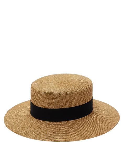 gucci straw hat with bee.